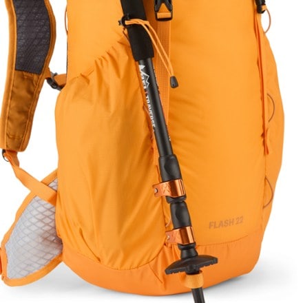 REI Co-op Flash 22 Pack Trekking pole attachments
