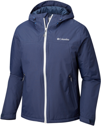 columbia men's insulated rain jacket