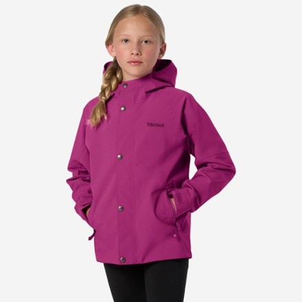 Marmot Cascade Fleece-Lined Rain Jacket - Kids' 0