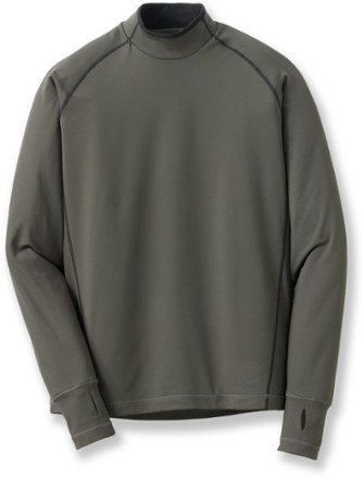 mens fleece mock turtleneck