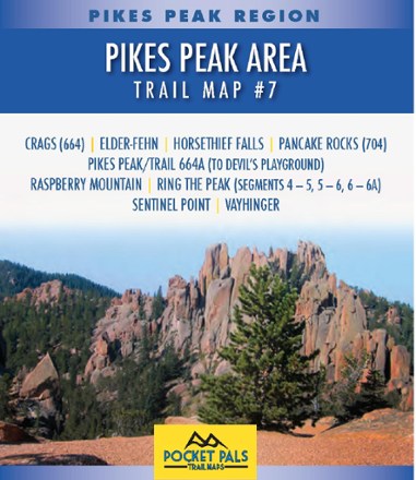 Pocket Pals Trail Maps Pikes Peak Region: Pikes Peak Area Trail Map #7 0