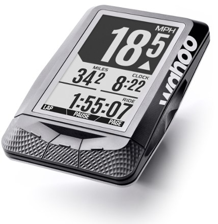 Wahoo Fitness ELEMNT GPS Bike Computer Bundle ELEMNT Front Laydown