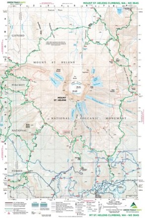 Green Trails Map 364S - Mount St. Helens Climbing 1