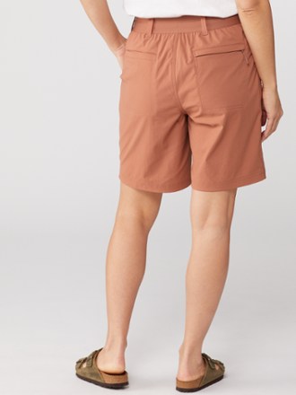 ladies elastic waist bermuda shorts