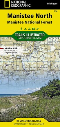 National Geographic Manistee North Topographic Map 0