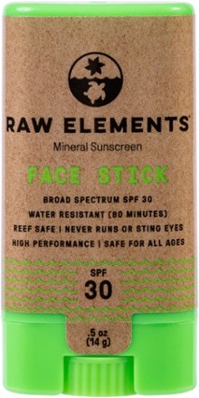 Raw Elements SPF 30 Sunscreen Face Stick - 0.5 oz. 0