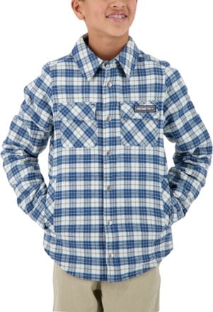 Obermeyer Avery Flannel Insulated Shirt Jacket - Icy Mey Plaid - Boys' 1