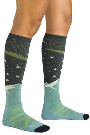 Darn Tough Aurora Over-the-Calf Lightweight Ski and Snowboard Socks - Women's 2