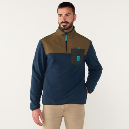 Topo Designs Vista Quarter-Zip Lightweight Fleece Pullover - Men's 1
