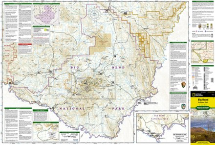 Big Bend National Park Trail Map National Geographic Big Bend National Park Trail Map | Rei Co-Op