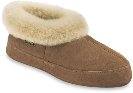 acorn sheepskin slippers