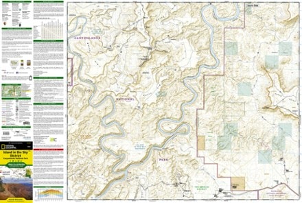 National Geographic Island in the Sky District: Canyonlands National Park Topographic Map 2