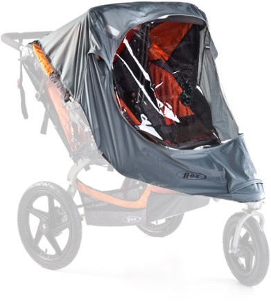 bob double stroller weather shield