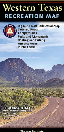 Benchmark Maps Western Texas Recreation Map 0