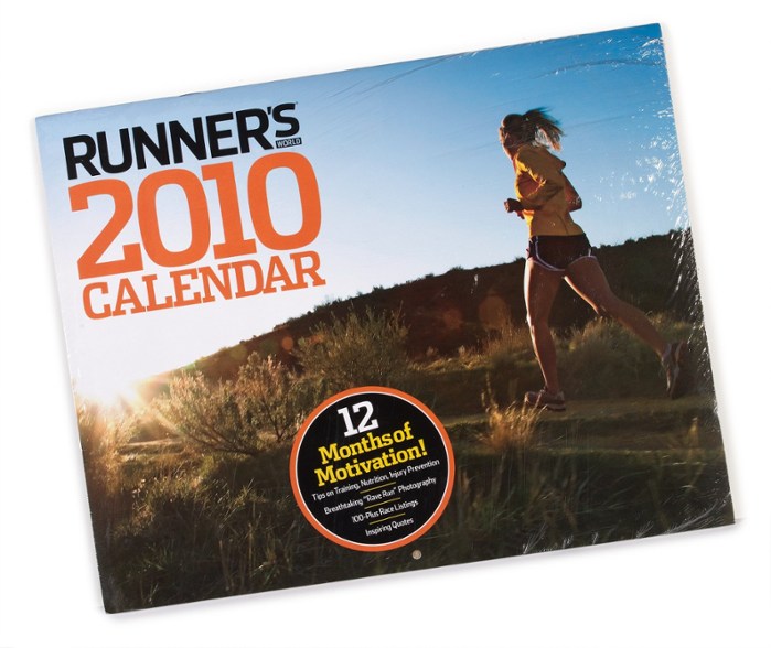 Runner's World Calendar 2010 REI Coop