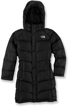 north face knee length puffer jacket