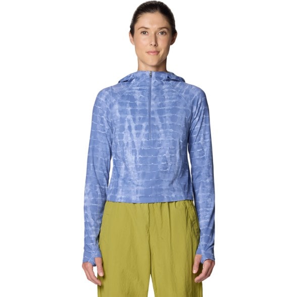 On Body Image of color Best Coast Blue Prism Print