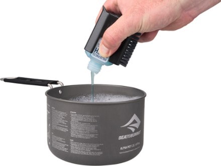 Sea to Summit Camp Kitchen Scrubber and Soap Set Pot not included