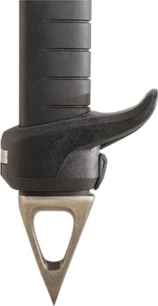 Black Diamond Venom Adze Ice Axe Detail view (Silver)