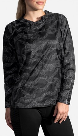 Brooks Women's LSD Pullover Jacket - Reflective