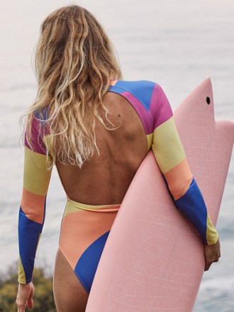 Roxy Pop Surf Long-Sleeve One-Piece Swimsuit - Women's 7