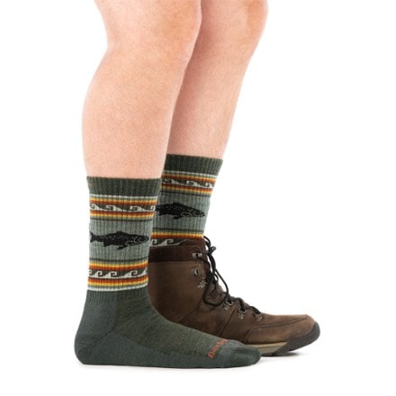 Darn Tough Van Grizzle Boot Cushion Socks - Men's 2