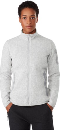 covert cardigan fleece jacket