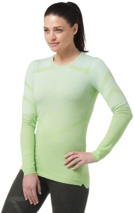 Smartwool Intraknit Thermal Merino Pattern Crew Base Layer Top - Women's 1