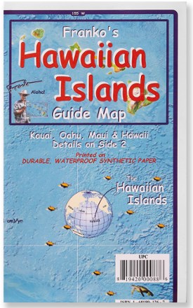 Franko's Maps Franko's Hawaiian Islands Guide Map 0