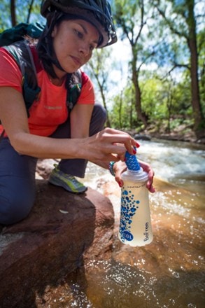 Filter Water Bottle Water to Go Review - Tales of a Backpacker