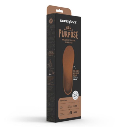 Superfeet All-Purpose Memory Foam Support (Copper) Insoles REI Co-op