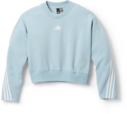 adidas 3 foil crew sweatshirt clipart