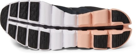 On Cloudflow Road-Running Shoes - Women's Sole view (Rock/Rose)