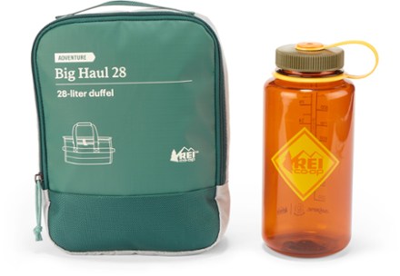 REI Co-op Big Haul 28 Duffel Water bottle not included