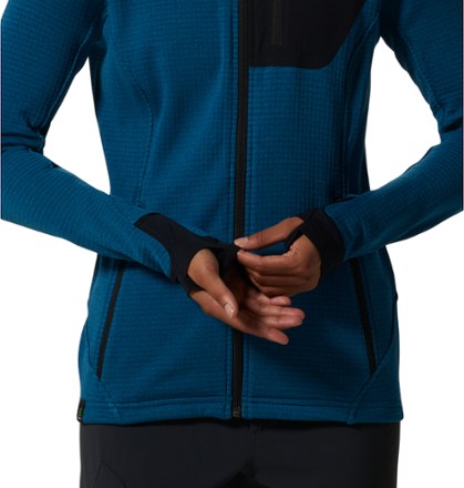 Mountain Hardwear Polartec Power Grid Full-Zip Hoodie - Women's 5