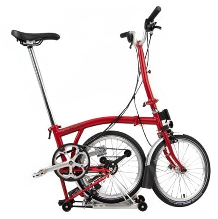 Brompton C Line Explore Folding Bike with Rack - High 3