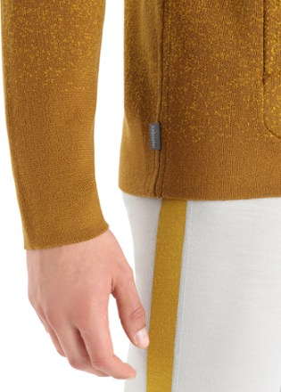Icebreaker ZoneKnit Insulated Long-Sleeve Zip Fleece Hoodie Into The Deep - Men's 10