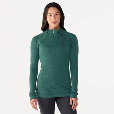 Smartwool Classic Thermal Merino Quarter-Zip Base Layer Top - Women's 1