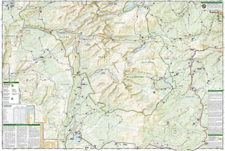 Cloud Peak Wilderness Trail Map National Geographic Cloud Peak Wilderness Map | Rei Co-Op