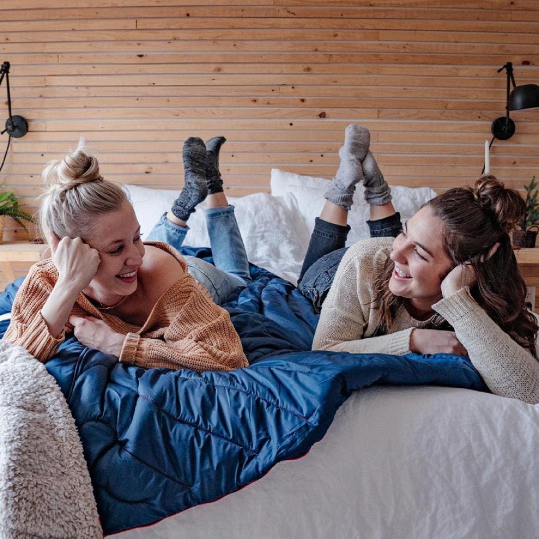 Location Image for Sherpa Fleece Puffy Blanket