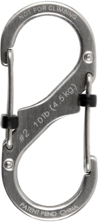 Nite Ize S-Biner SlideLock Stainless Steel #2 Dual Carabiner 1