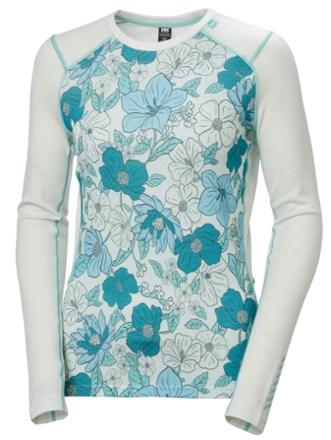 Helly Hansen LIFA Merino Midweight Graphic Base Layer Crew Top - Women's 0