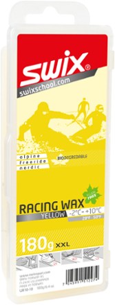 Swix UR10 Yellow Bio Racing Wax for 28 to 50 Degrees F - 180 g 0