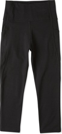 Active Blended High-Waisted 3/4 Leggings with Pockets - Women's