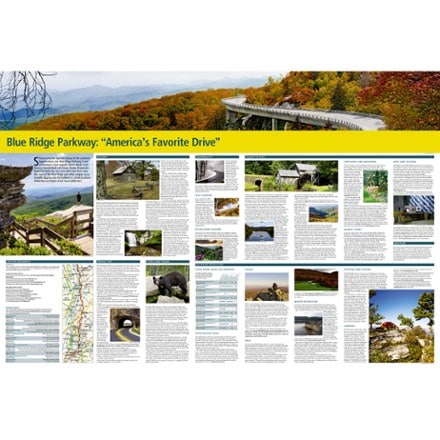 National Geographic Blue Ridge Parkway Destination Map 2