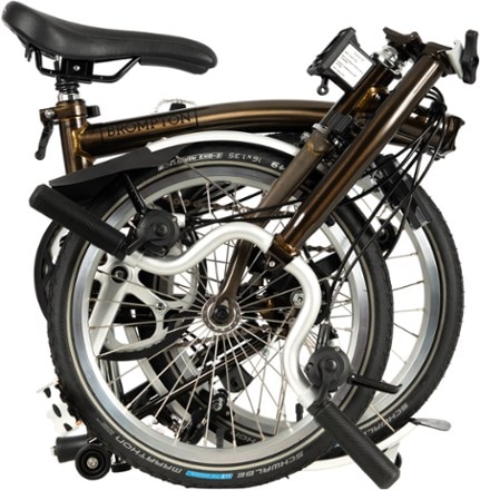 Brompton C Line Explore Folding Bike - Mid - Black Lacquer 1