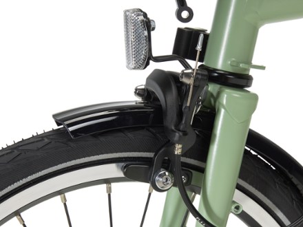 Brompton C Line Explore Folding Bike with Rack - Mid 8