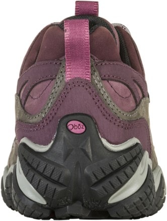 Oboz Firebrand II Low Waterproof Hiking Shoes - Women's Back view (Lilac)