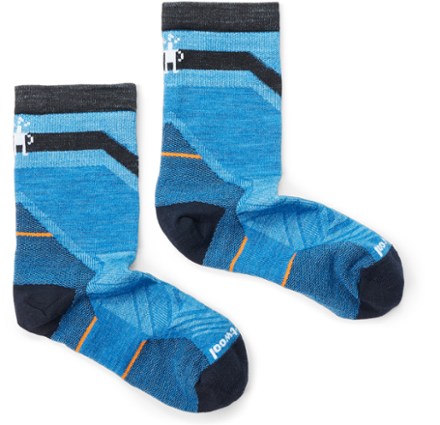 Smartwool Performance Run Zero Cushion Mid Crew Pattern Socks - Men's 0