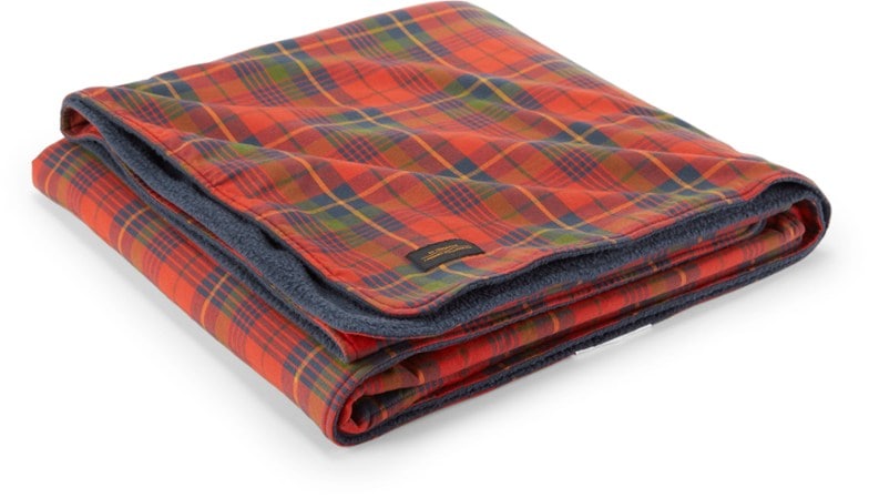 Folded view (Birch Plaid Red Currant)